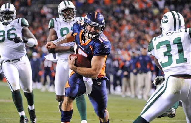 Tim Tebow's game winning touchdown versus the New York Jets